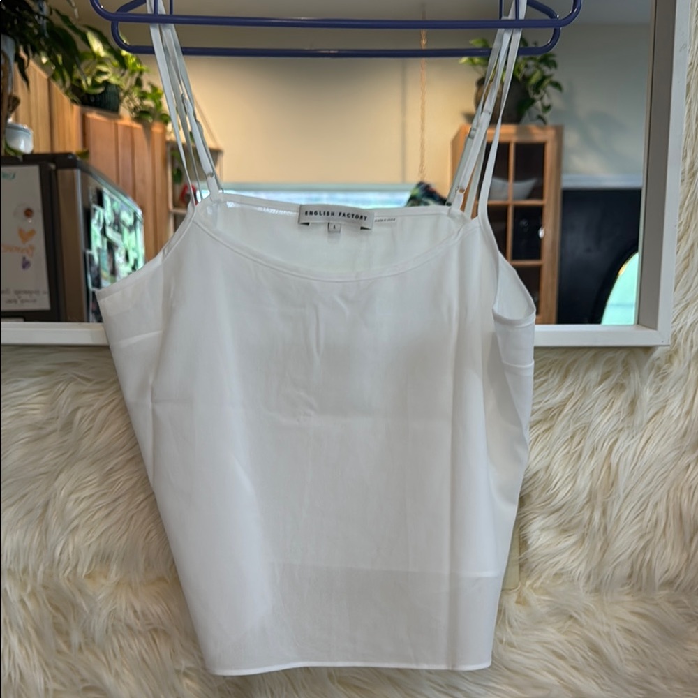 English Factory White Camisole Top